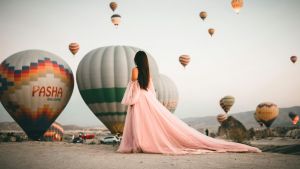 Cappadocia Photo Shooting With Flying Dresses